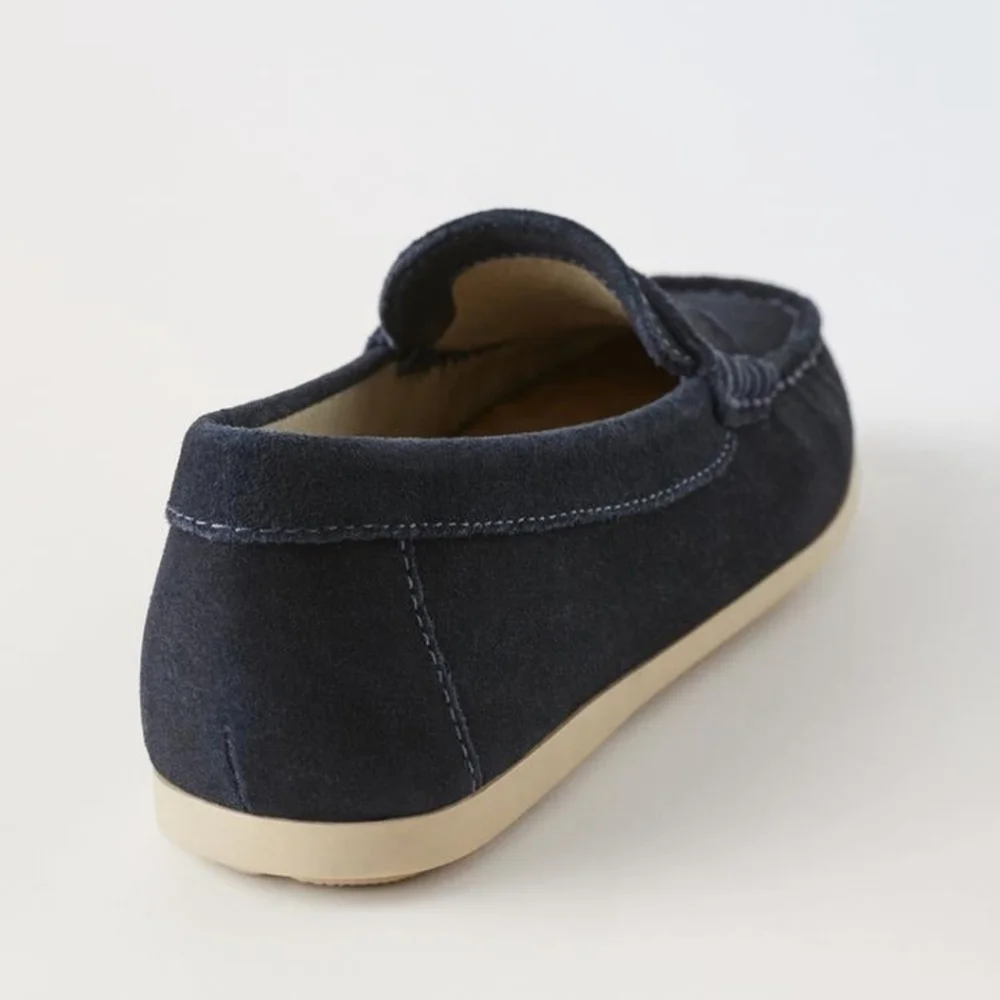 ZARA KIDS LEATHER LOAFERS SIZE 2 EUR 33